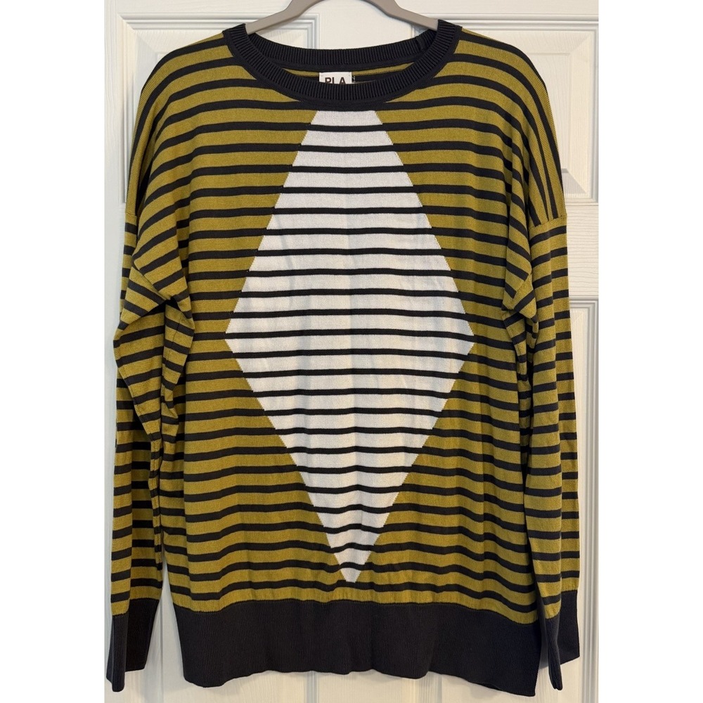 PLANET by Lauren G Pullover Sweater OS Black/Gold Y2K WhimsiGoth Artsy Boho